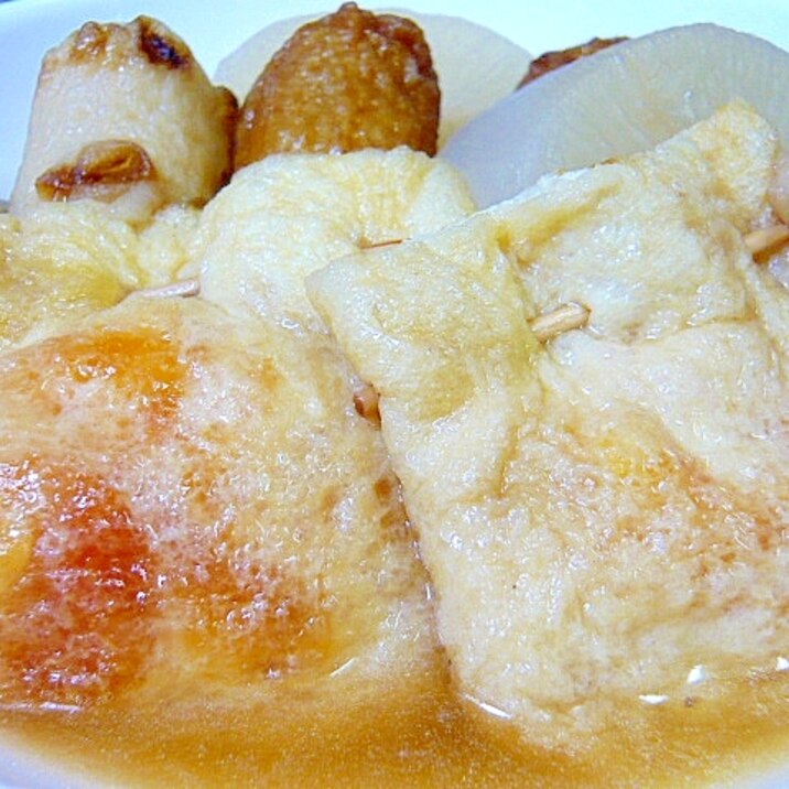 楽しむおでん とろりんチーズとトマトの巾着 レシピ 作り方 By Arakurea 楽天レシピ